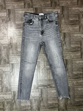 Women’s Zara Gray Skinny High Rise Jeans Size 10